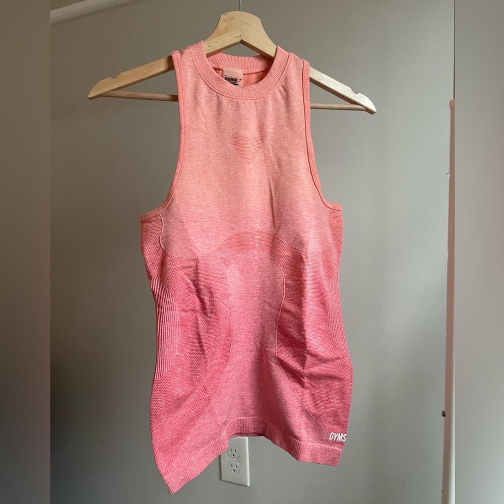 Gymshark Vital Seamless Tank - peach/coral